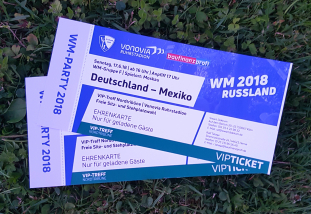 Jetzt noch Karten für unsere WM Party gewinnen